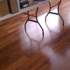 Natural cherry wood installation