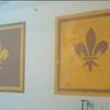 Custom paint- venetian plaster with custom design
