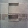 Custom shower soap niche. 12x18