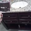 Custom made bathroom vanity