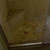 Custom granite shower seat