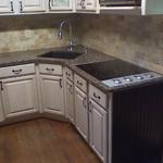 Log cabin kitchen-After
